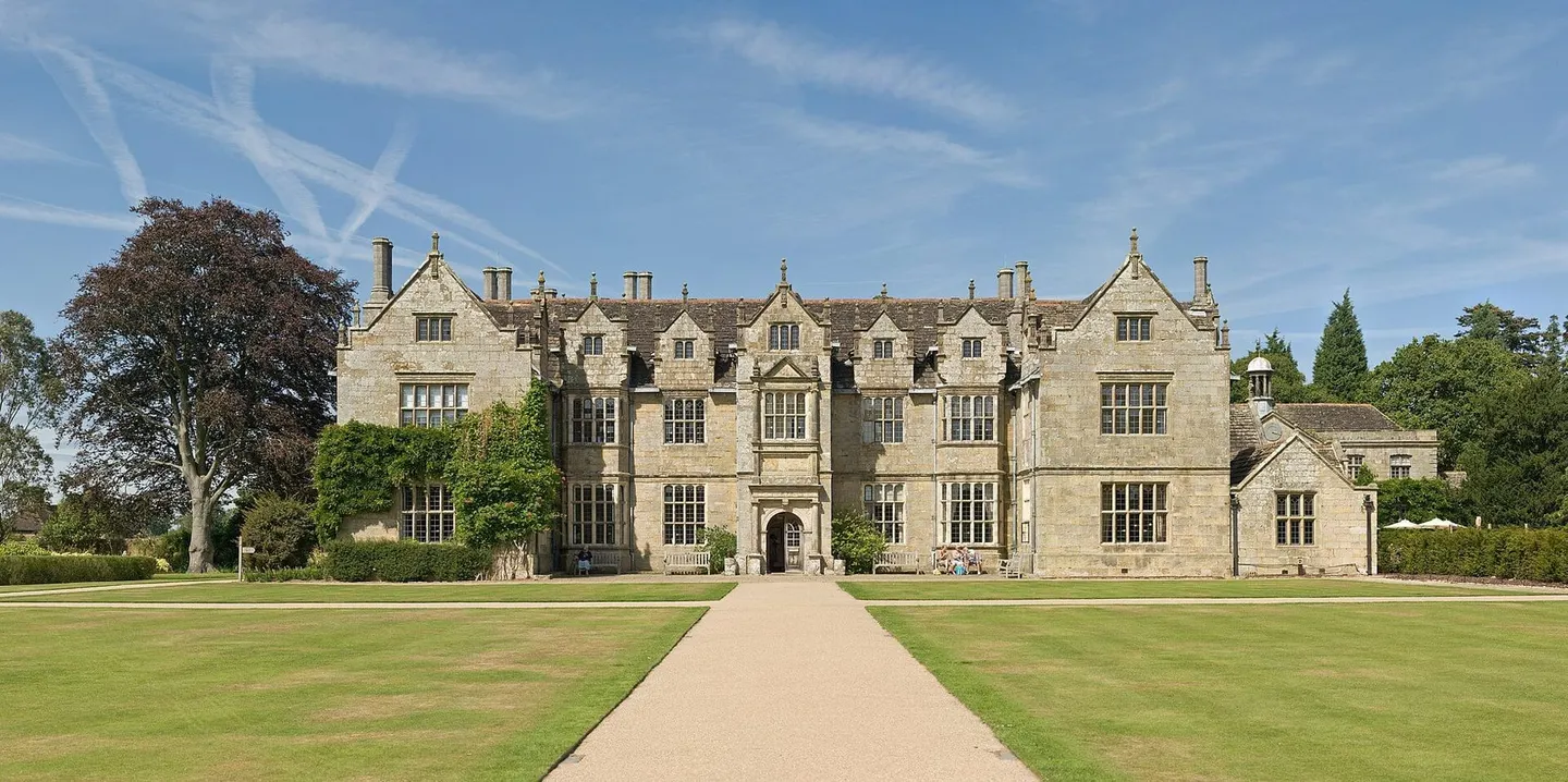 Photo of Wakehurst Place, a Grade II* registered house & garden near Ardingly in the High Weald, West Sussex, south east England.
