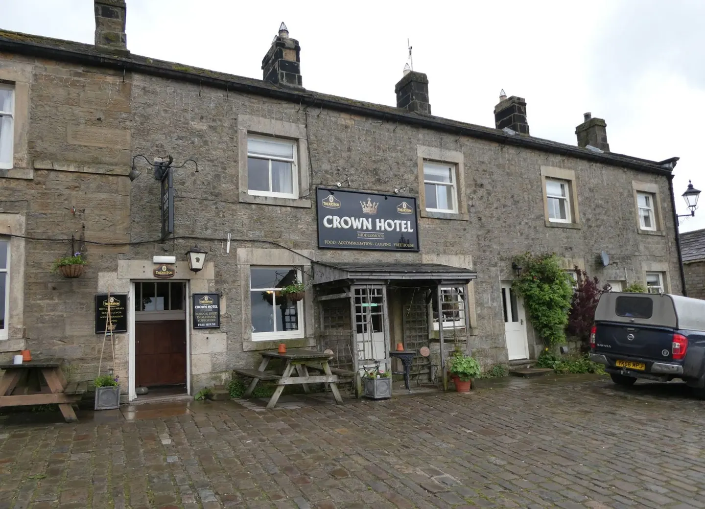 Photo of Middlesmoor, a village in Nidderdale, North Yorkshire, northern England.