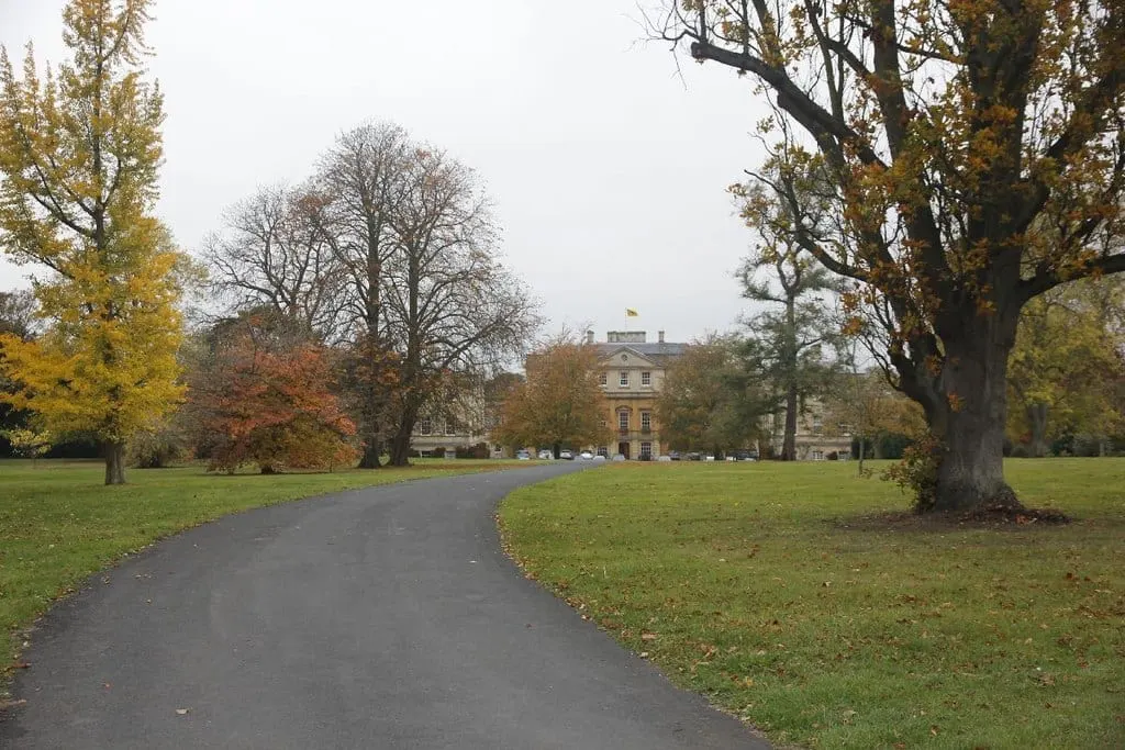 Photo of Nuneham Courtenay, a Grade I registered house & garden near Clifton Hampden, Oxfordshire, south east England.