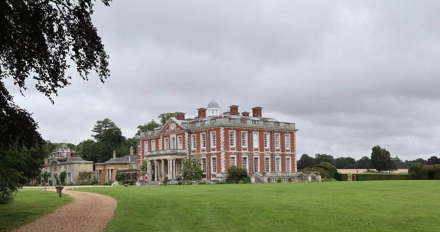 Photo of Stansted Park, a Grade II* registered house & garden near Chalton in the South Downs, West Sussex, south east England.