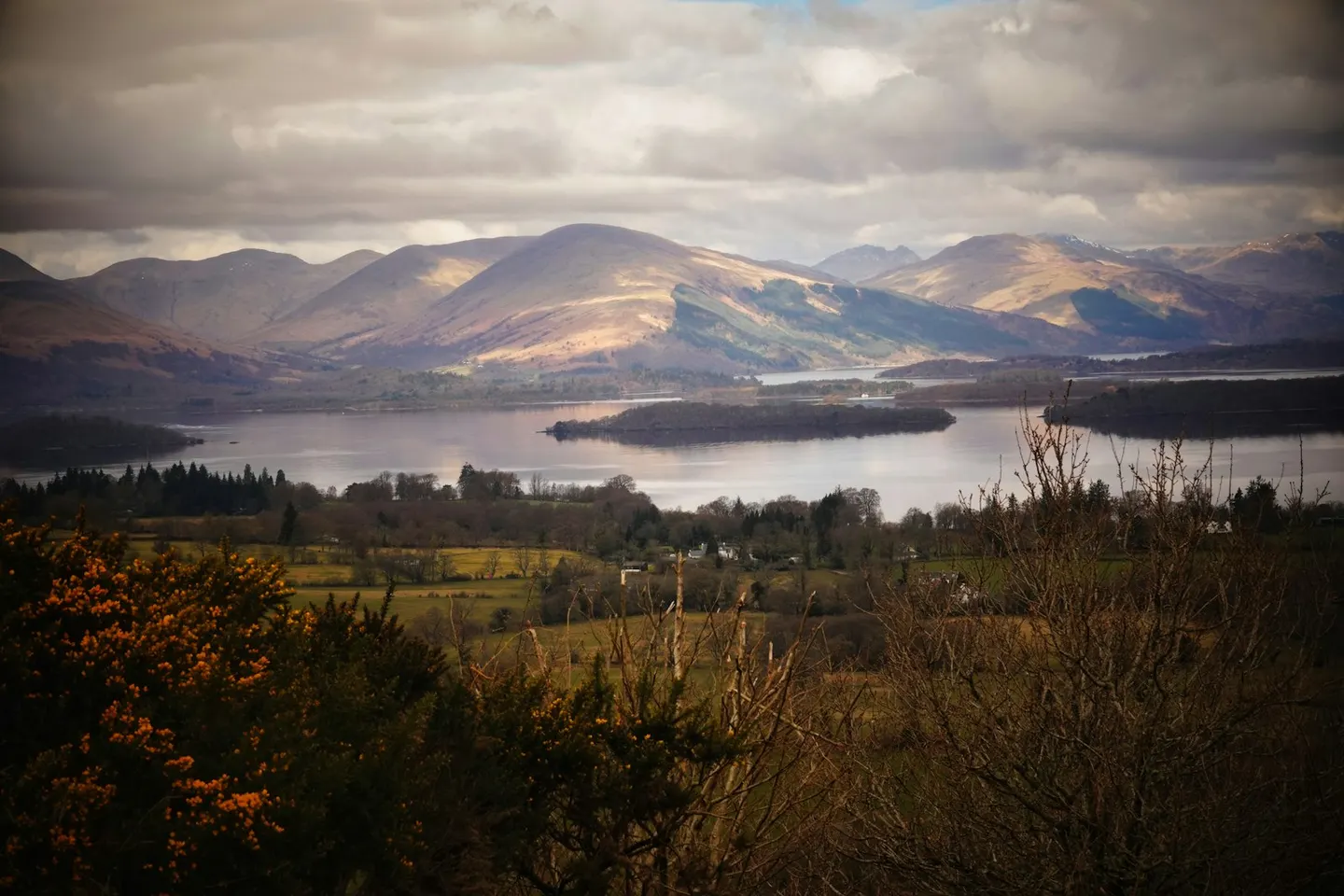 Photo of Loch Lomond, a National Nature Reserve near Balmaha in Loch Lomond & The Trossachs, Stirling, central Scotland.