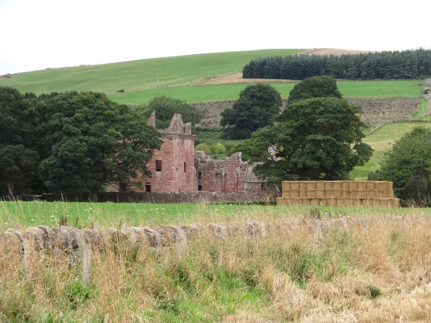 Photo of Edzell Castle, a ruined castle in the Angus, north east Scotland.