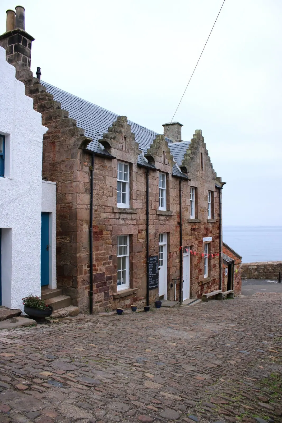 Photo of Crail Harbour, a visitor attraction in Fife, central Scotland.