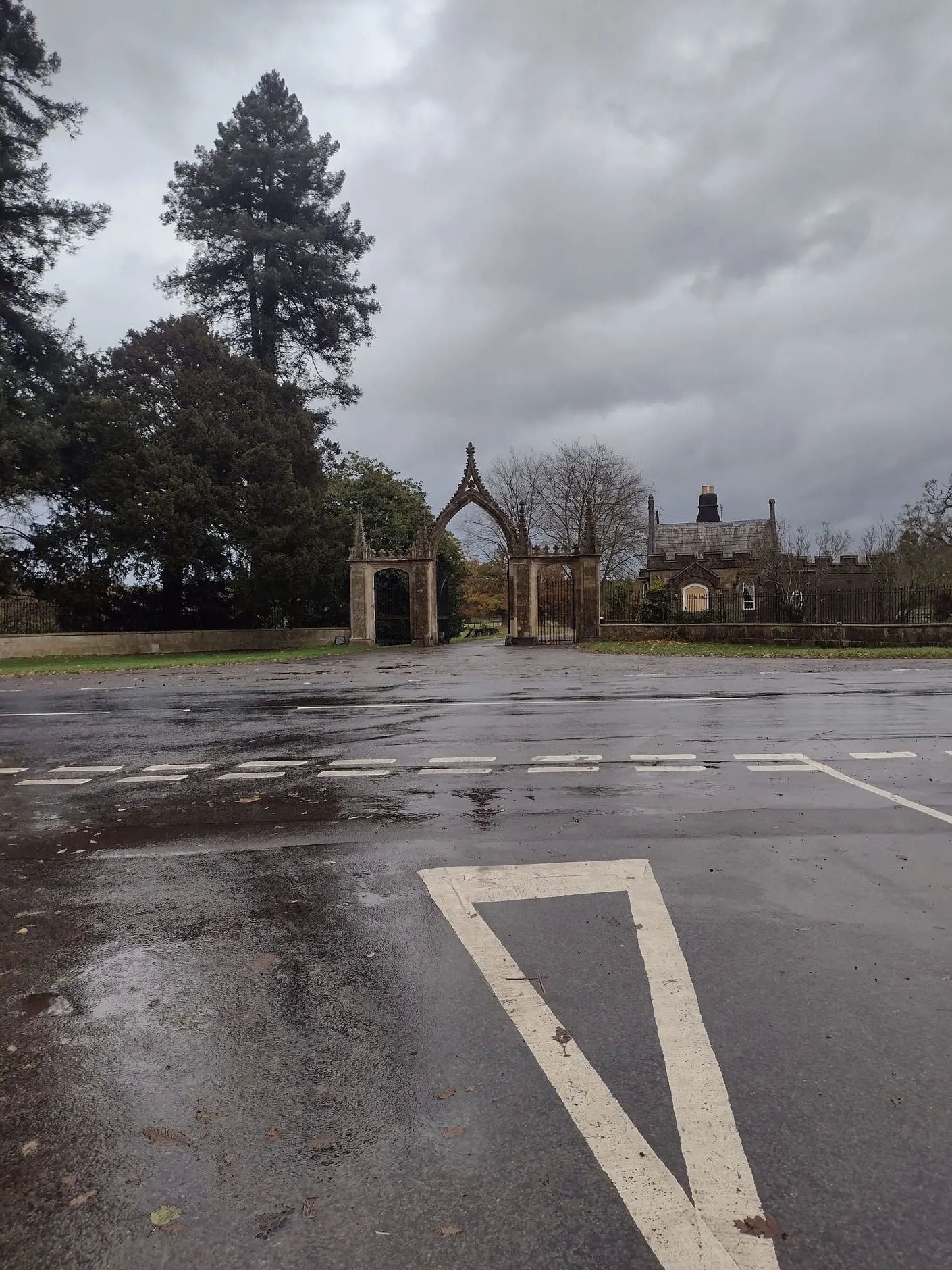 Photo of Clytha Park Estate, a country estate near Bettws Newydd, Monmouthshire, south east Wales.