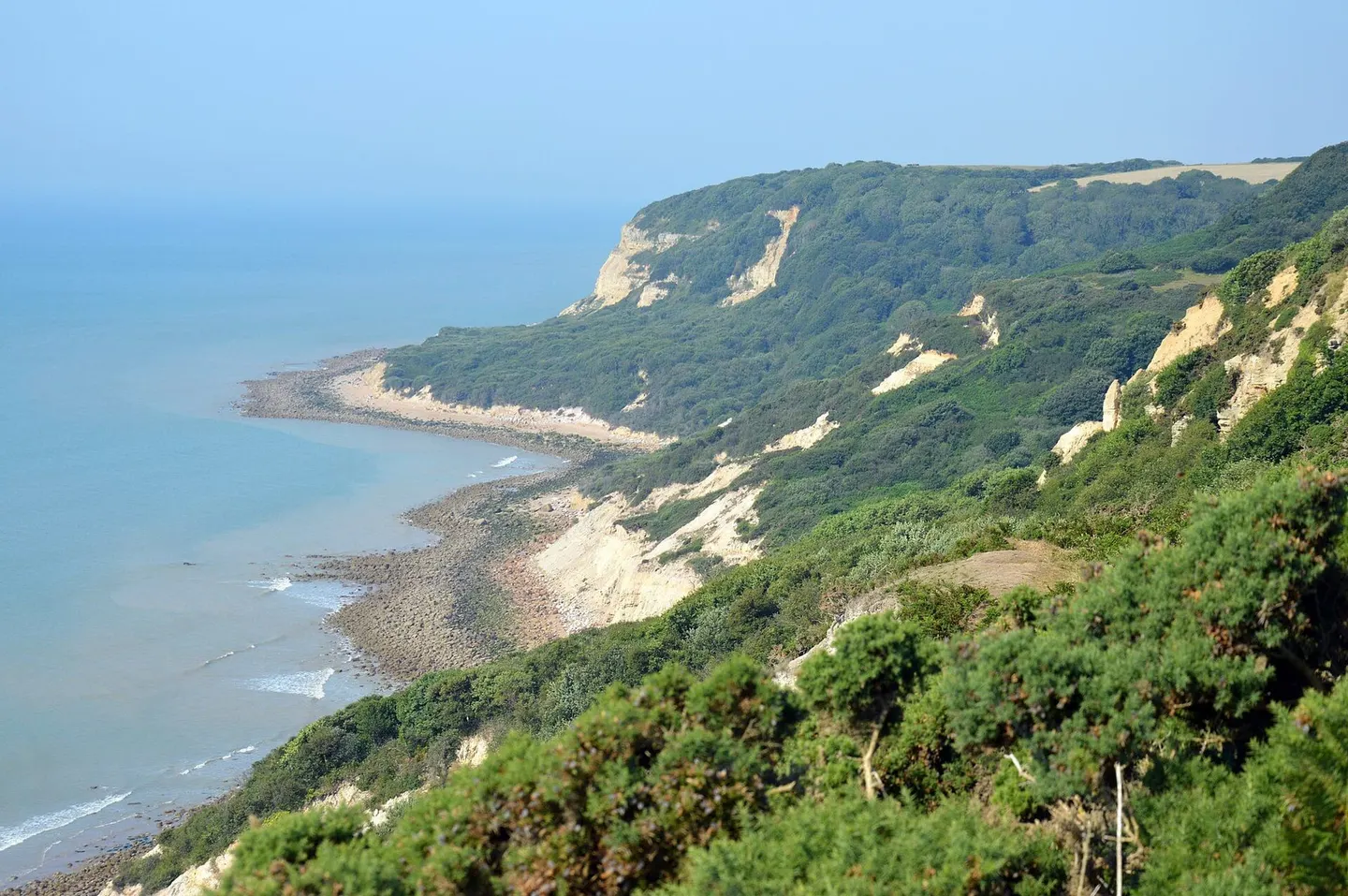 Photo of Hastings Country Park, a country park in the High Weald, East Sussex, south east England.