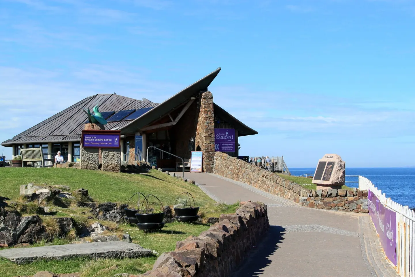 Photo of Scottish Seabird Centre, a visitor attraction near North Berwick, East Lothian, central Scotland.