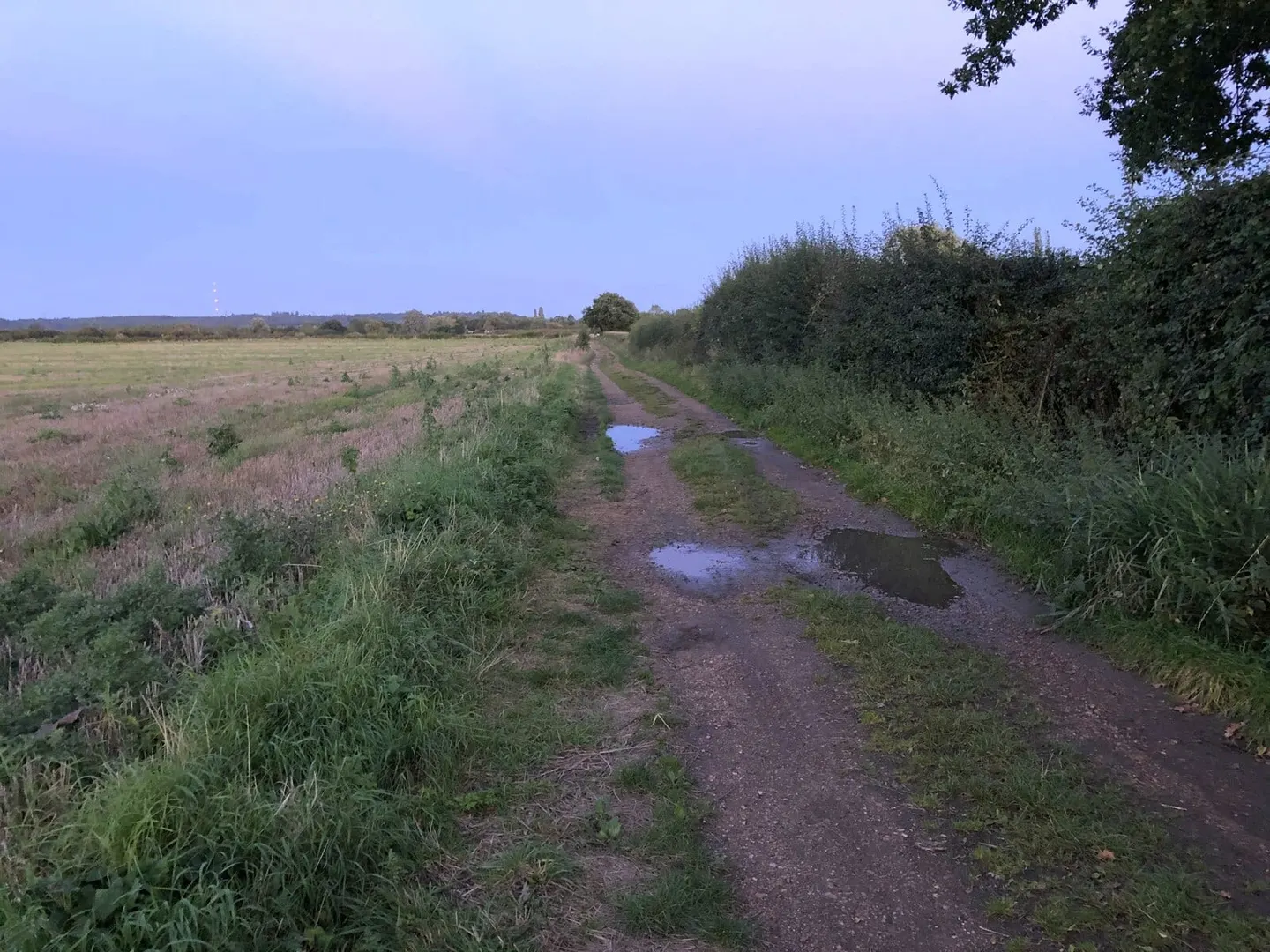 Photo along the Greensand Ridge Walk, a 40-mile long-distance path running from Leighton Buzzard to Gamlingay, England.