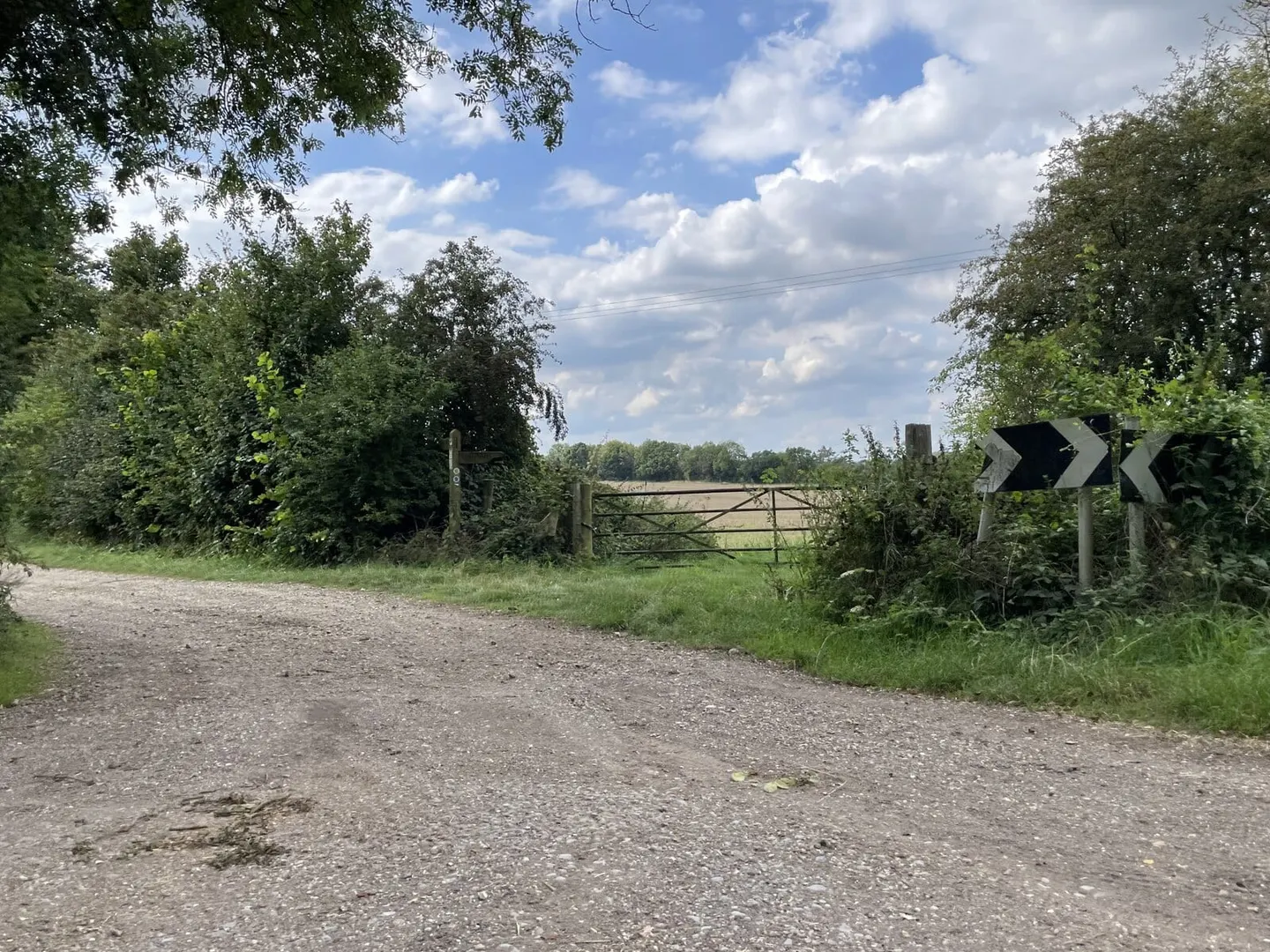 Photo along the Wayfarer's Walk, a 70-mile long-distance path running from Inkpen Beacon to Emsworth, south east England.