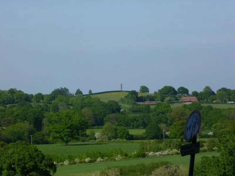 Photo of Toat Monument, a folly near Wisborough Green in the South Downs, West Sussex, south east England.