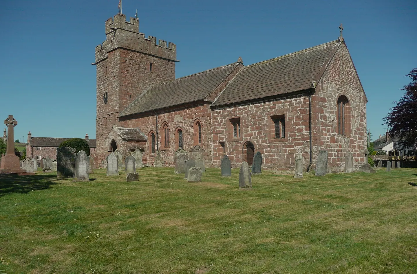 Photo of St Cuthbert's Church, Great Salkeld, a church in Cumbria, north west England.
