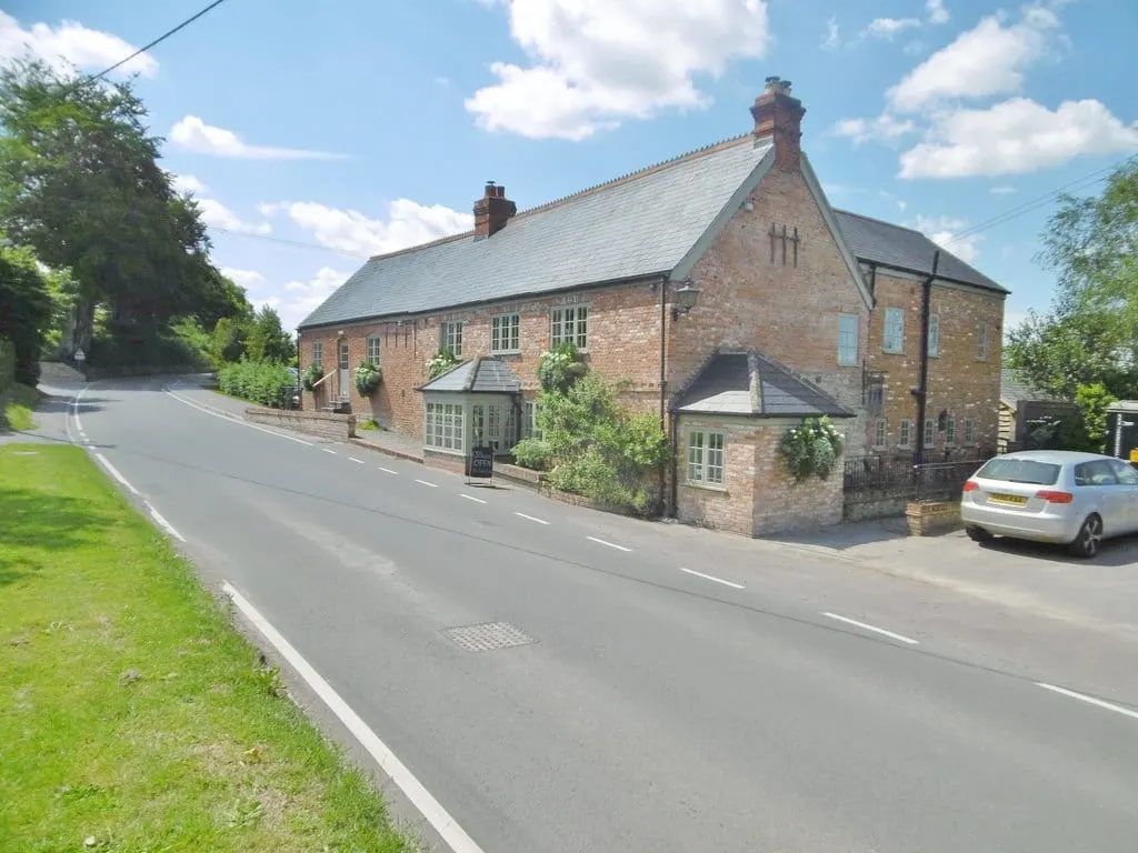 Photo of The Three Daggers, a pub near Edington, Wiltshire, south west England.