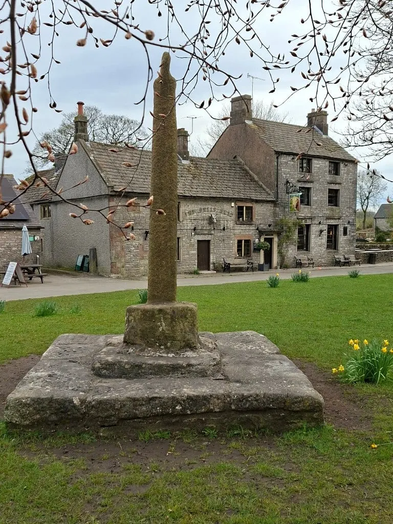 Photo of Monyash, a village in the Peak District, Derbyshire, central England.