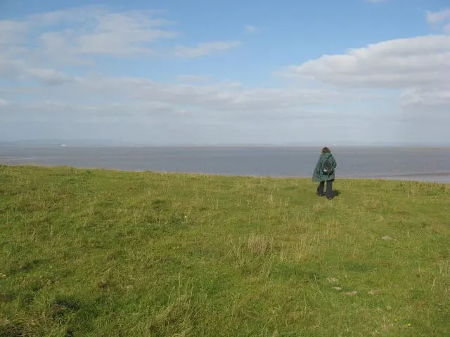 Photo of Middle Hope, a Site of Special Scientific Interest near Congresbury, Somerset, south west England.