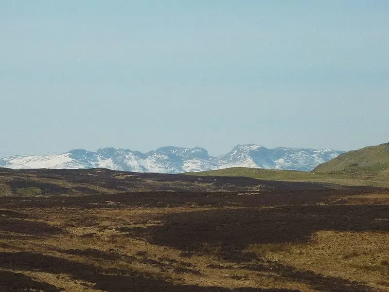 Photo: Scafell, a 964m Lake District fell near Wasdale Head, Cumbria, north west England.