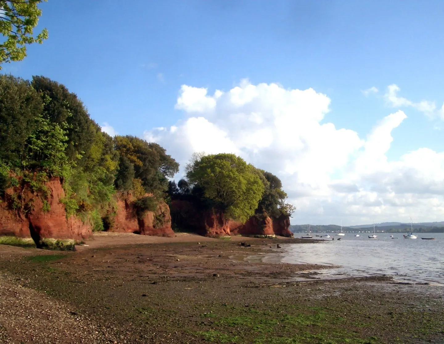 Photo of Lympstone, a country estate near Topsham, Devon, south west England.
