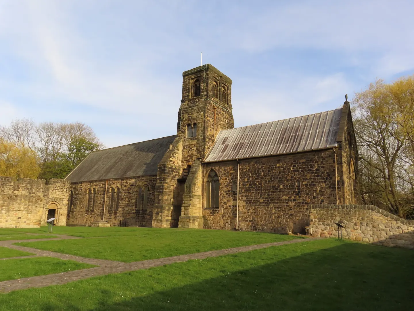 Photo of St Paul's Church, Jarrow, a church in Tyne and Wear, north east England.