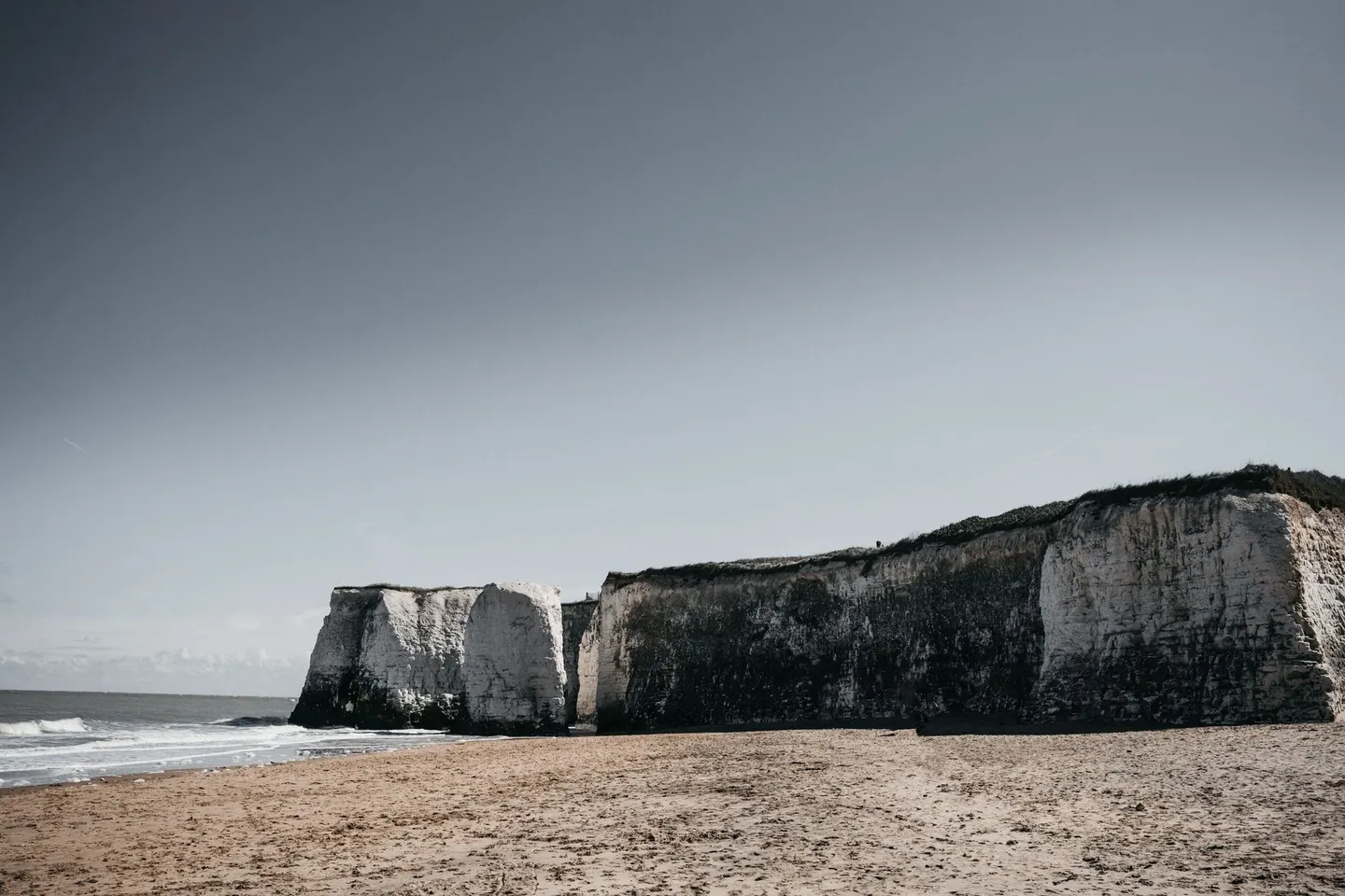 Photo of Botany Bay, Broadstairs, a swimming spot in Kent, south east England.