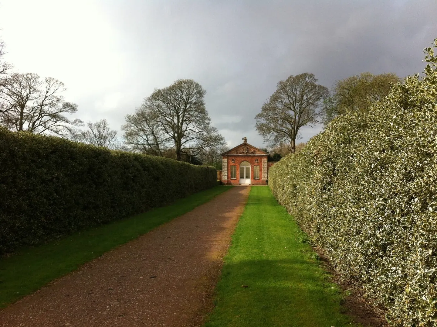 Photo of Castle Bromwich Hall, a Grade II* registered house & garden near Coleshill, the West Midlands, central England.