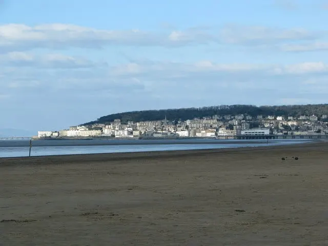 Photo of Weston-super-Mare Uphill Slipway, a swimming spot in Somerset, south west England.