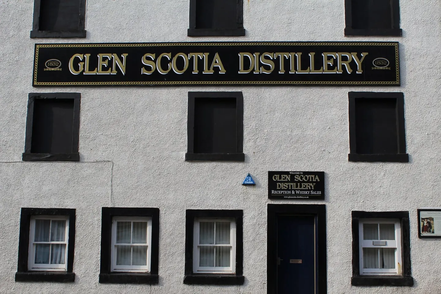 Photo of Glen Scotia Distillery, a distillery near Campbeltown, Argyll and Bute, the Scottish Highlands and Islands.
