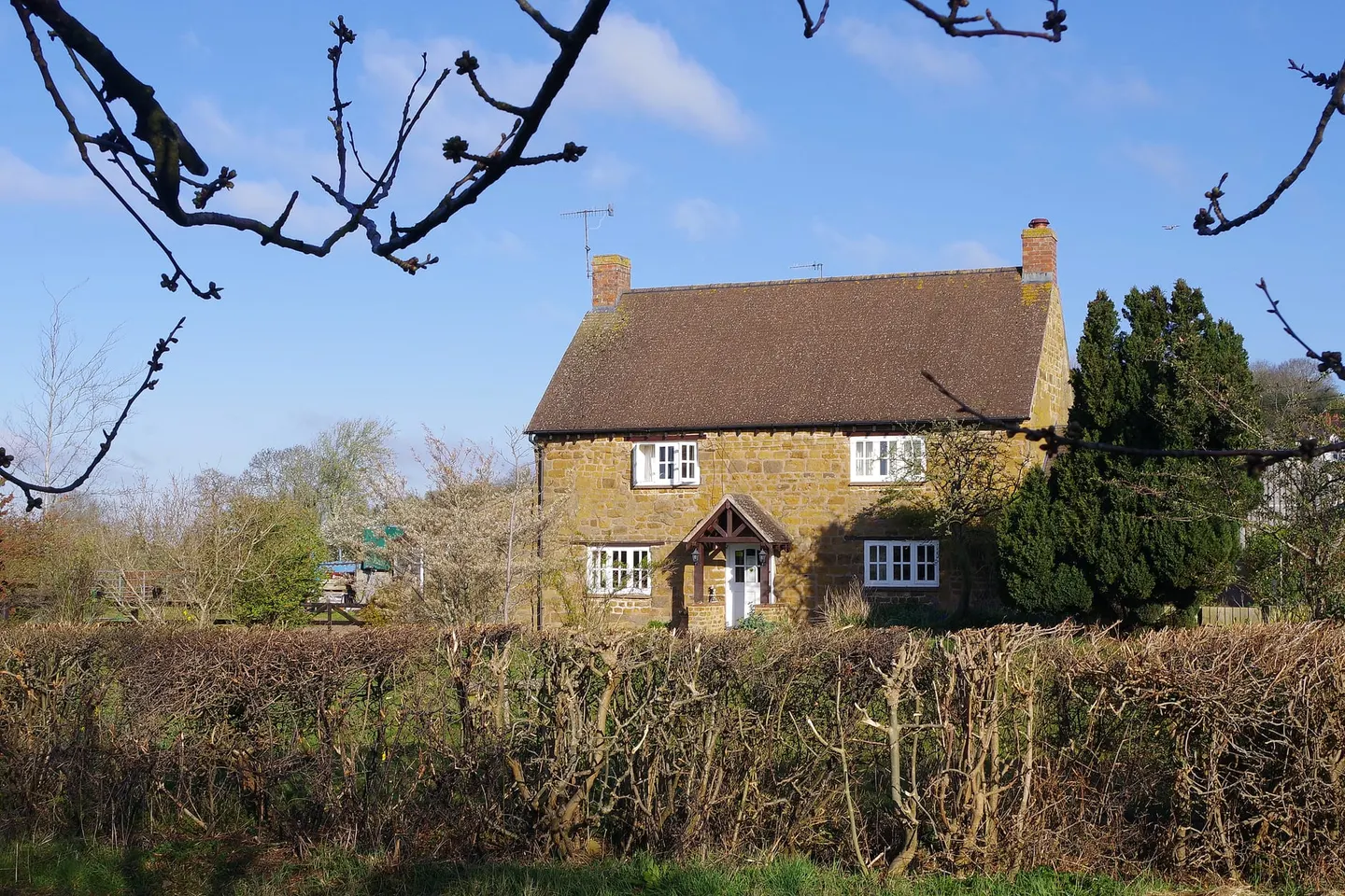 Photo of Napton-on-the-Hill, a village in Warwickshire, central England.