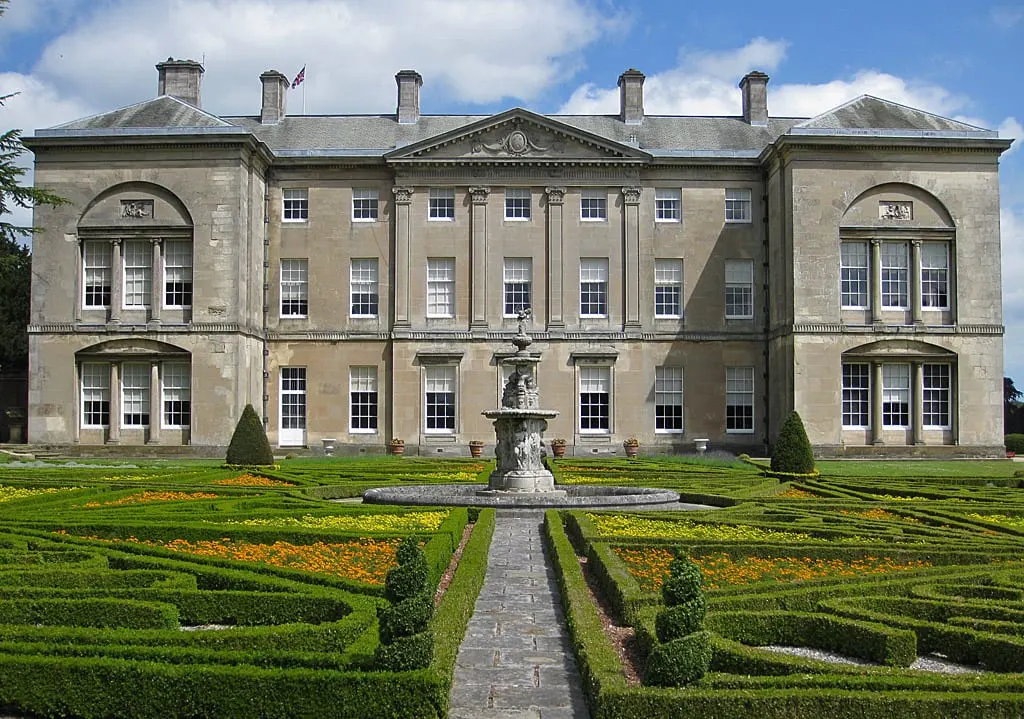 Photo of Sledmere House, a Grade I registered house & garden in East Riding of Yorkshire, northern England.