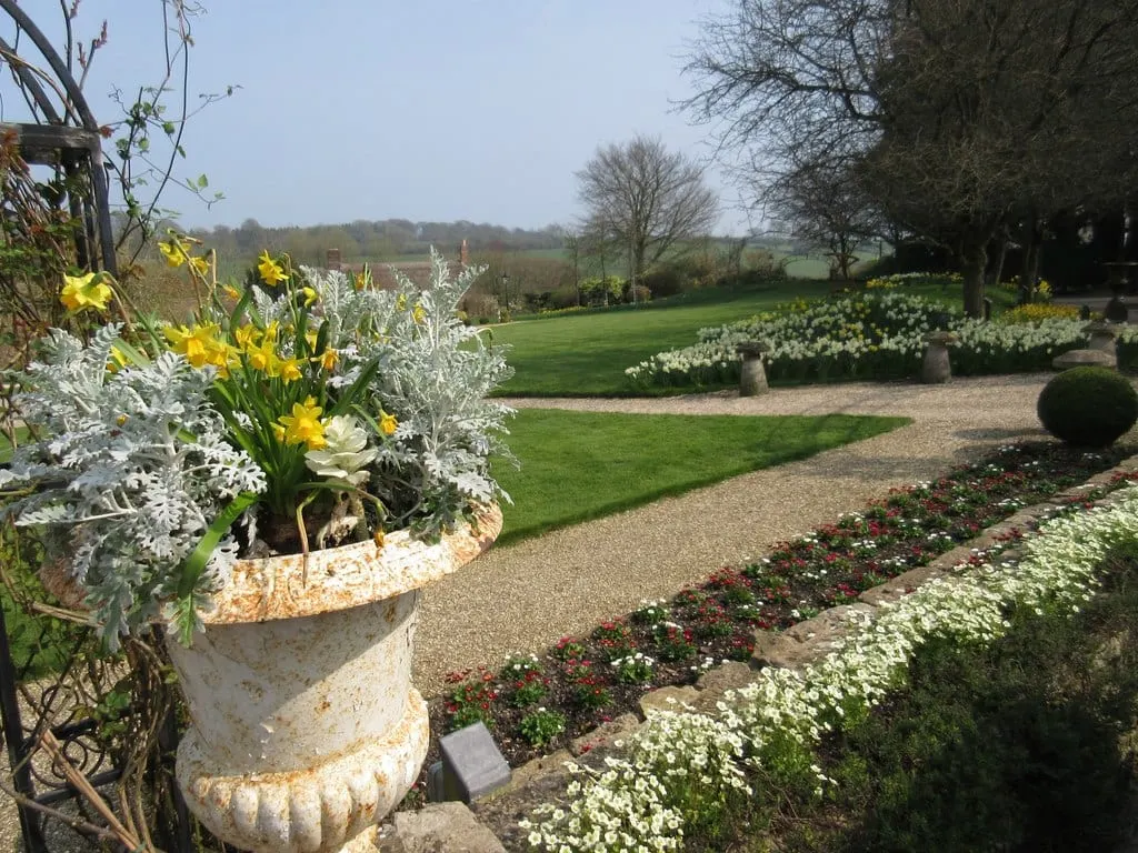 Photo of Summer Lodge Country House Hotel, a restaurant near Evershot, Dorset, south west England.