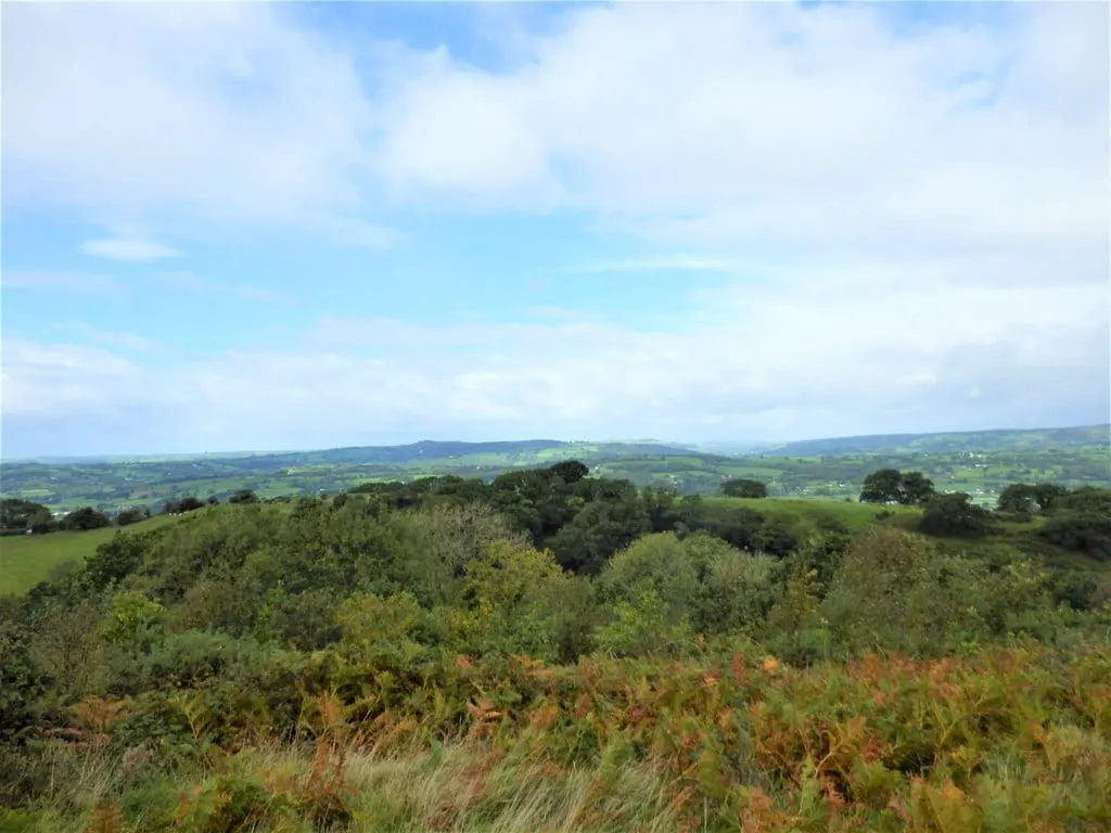 Photo of Garn Goch, a hillfort near Bethlehem in Bannau Brycheiniog, Carmarthenshire, south west Wales.