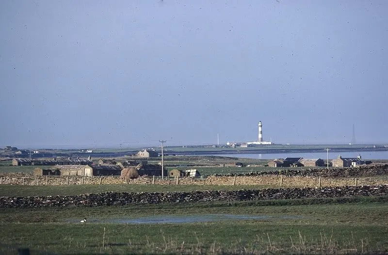Photo of North Ronaldsay, an island in the Orkney Islands, the Scottish Highlands and Islands.