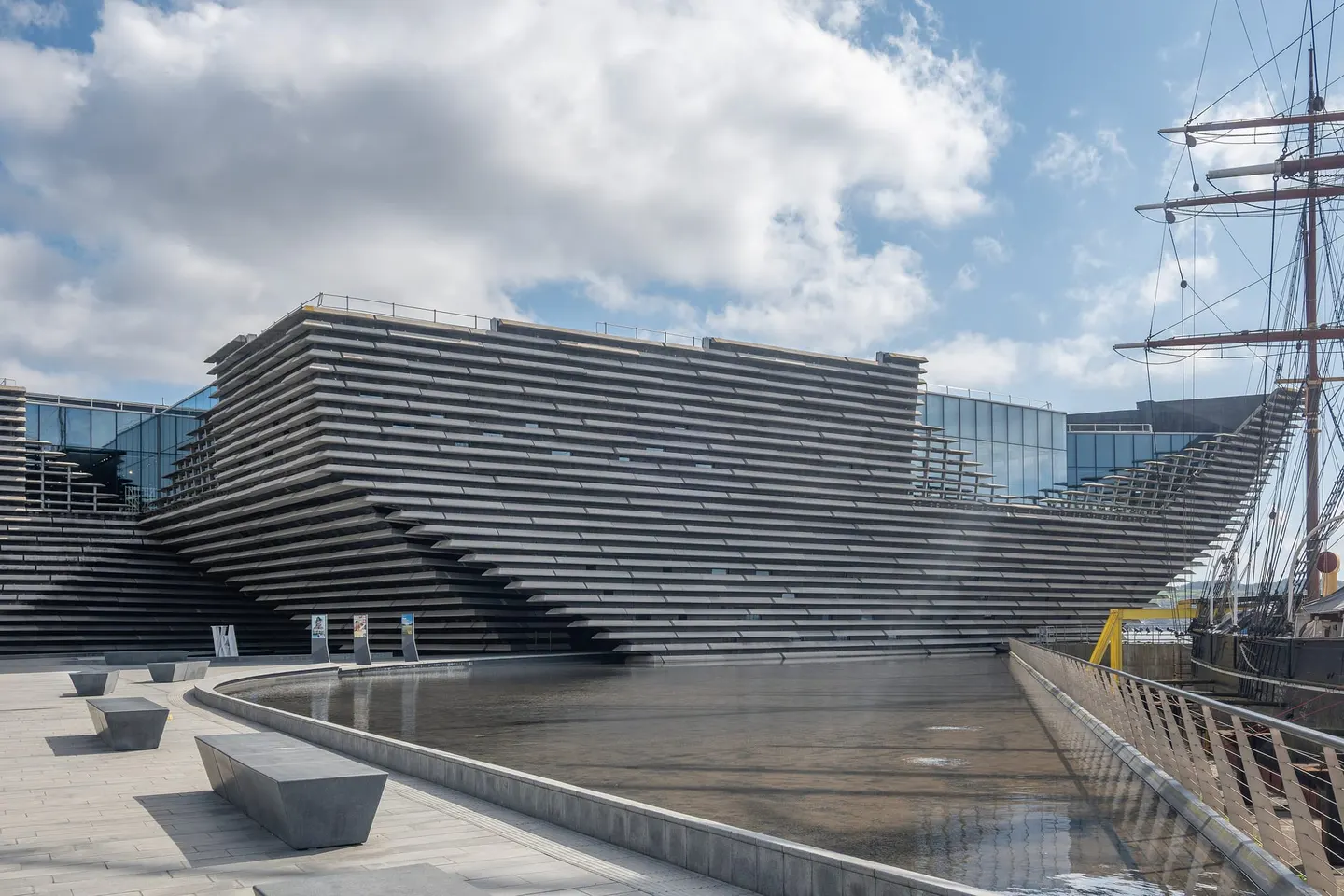 Photo of V&A Dundee, a visitor attraction in Dundee, north east Scotland.