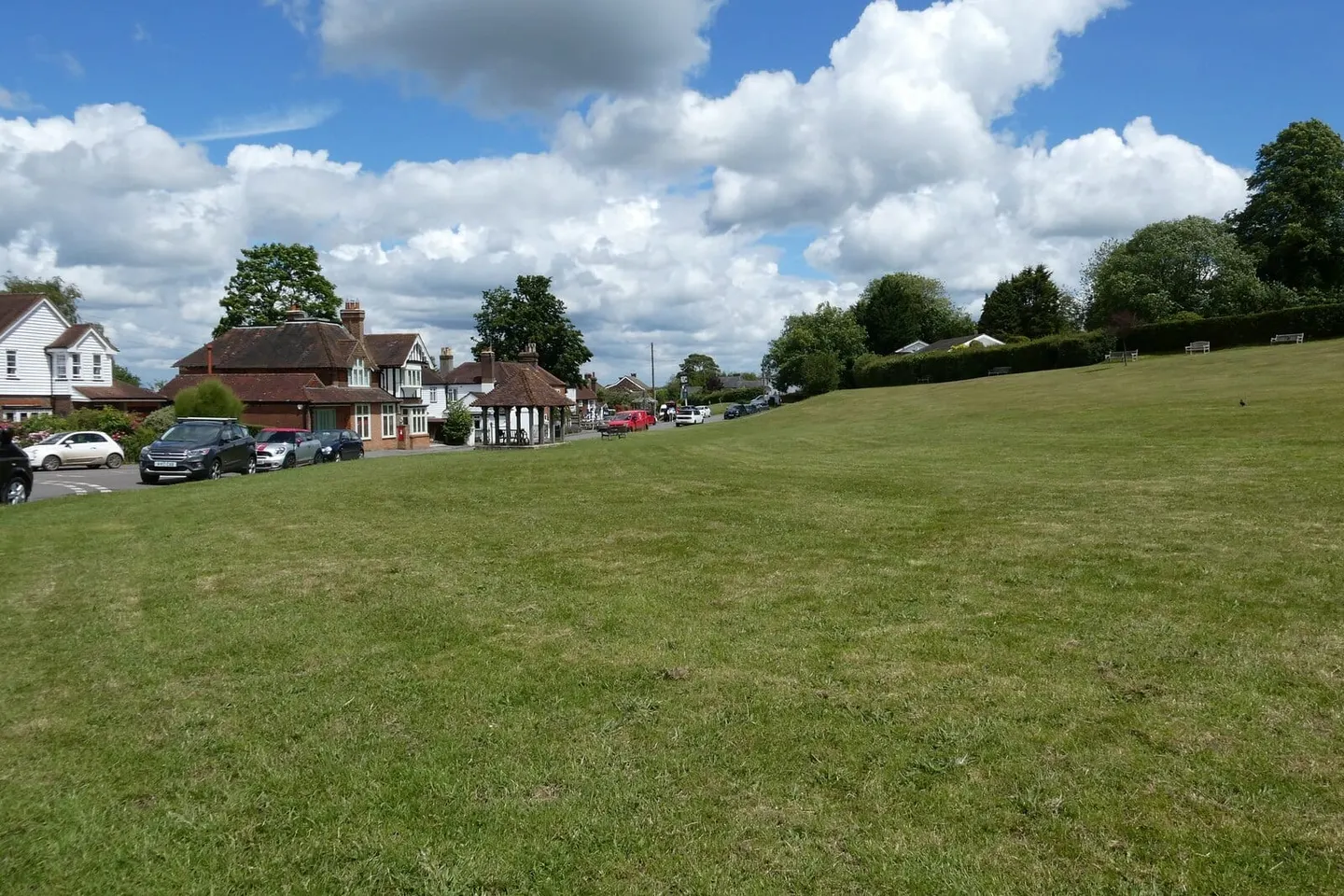 Photo: Ide Hill, a viewpoint near Chiddingstone, Kent, south east England.
