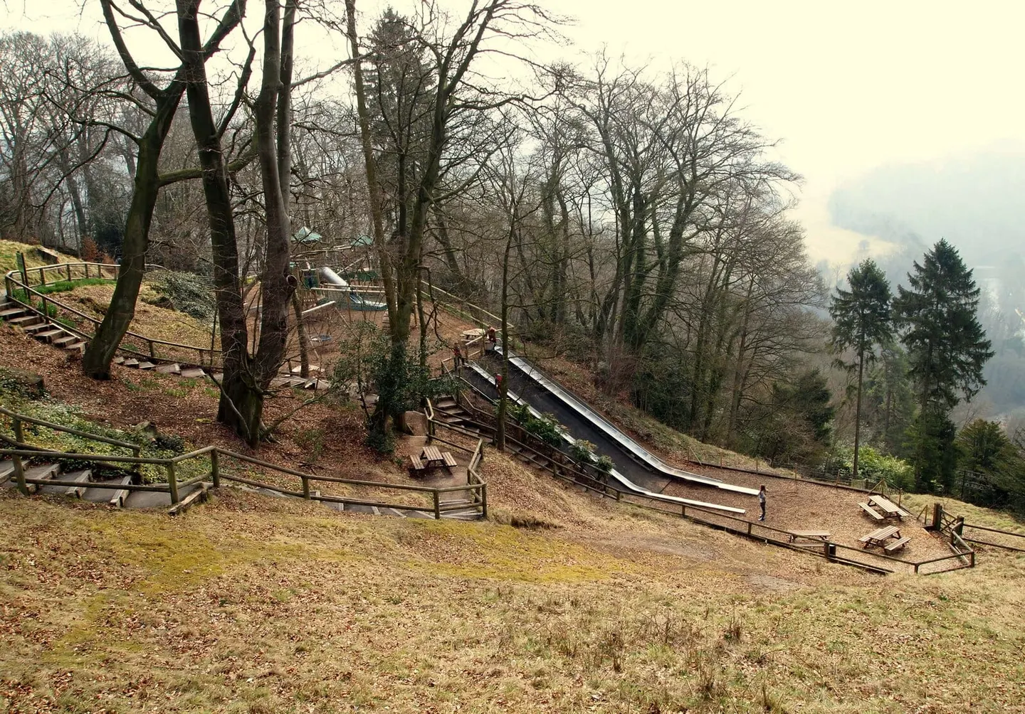 Photo of Heights of Abraham Country Park, a country park near Matlock Bath, Derbyshire, central England.
