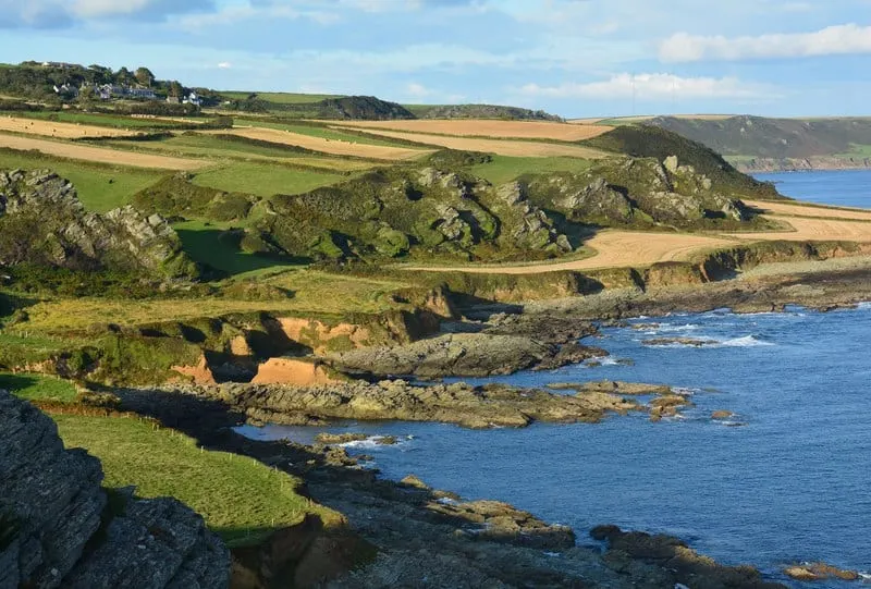 Photo of the South Devon Heritage Coast, Devon, south west England.