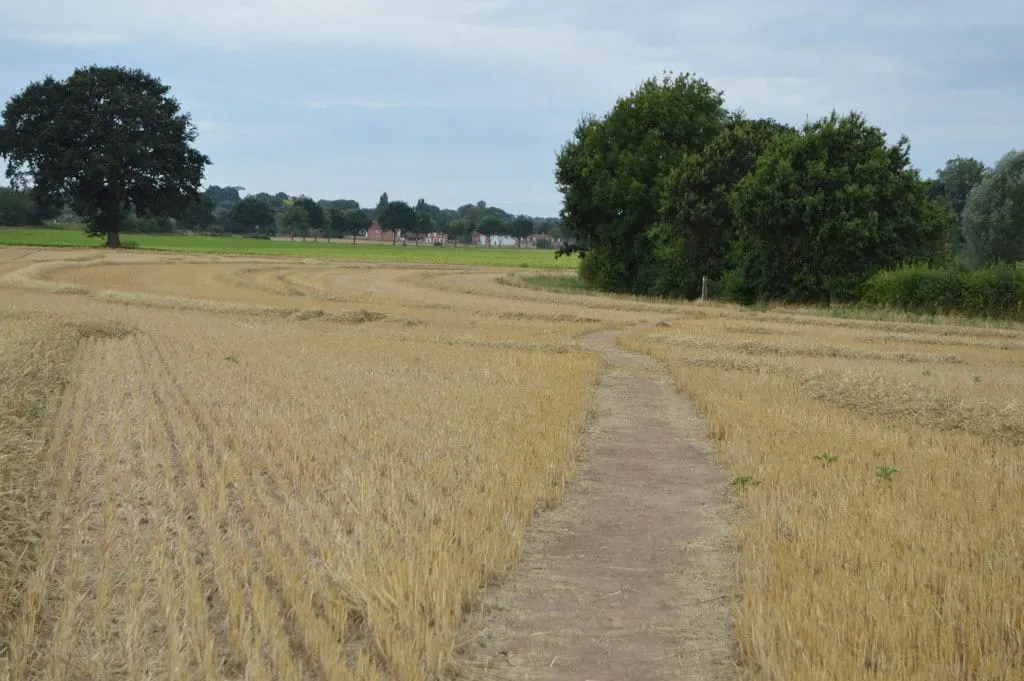 Photo of Dedham, a country estate near East Bergholt in Dedham Vale, Essex, eastern England.