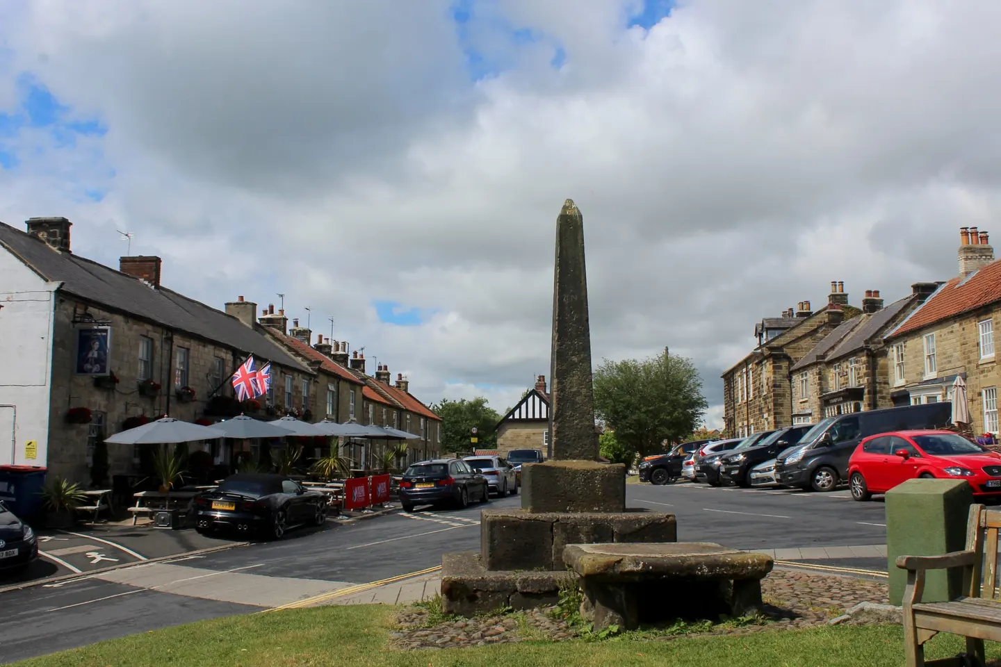 Photo of Osmotherley, a village in the North York Moors, North Yorkshire, northern England.