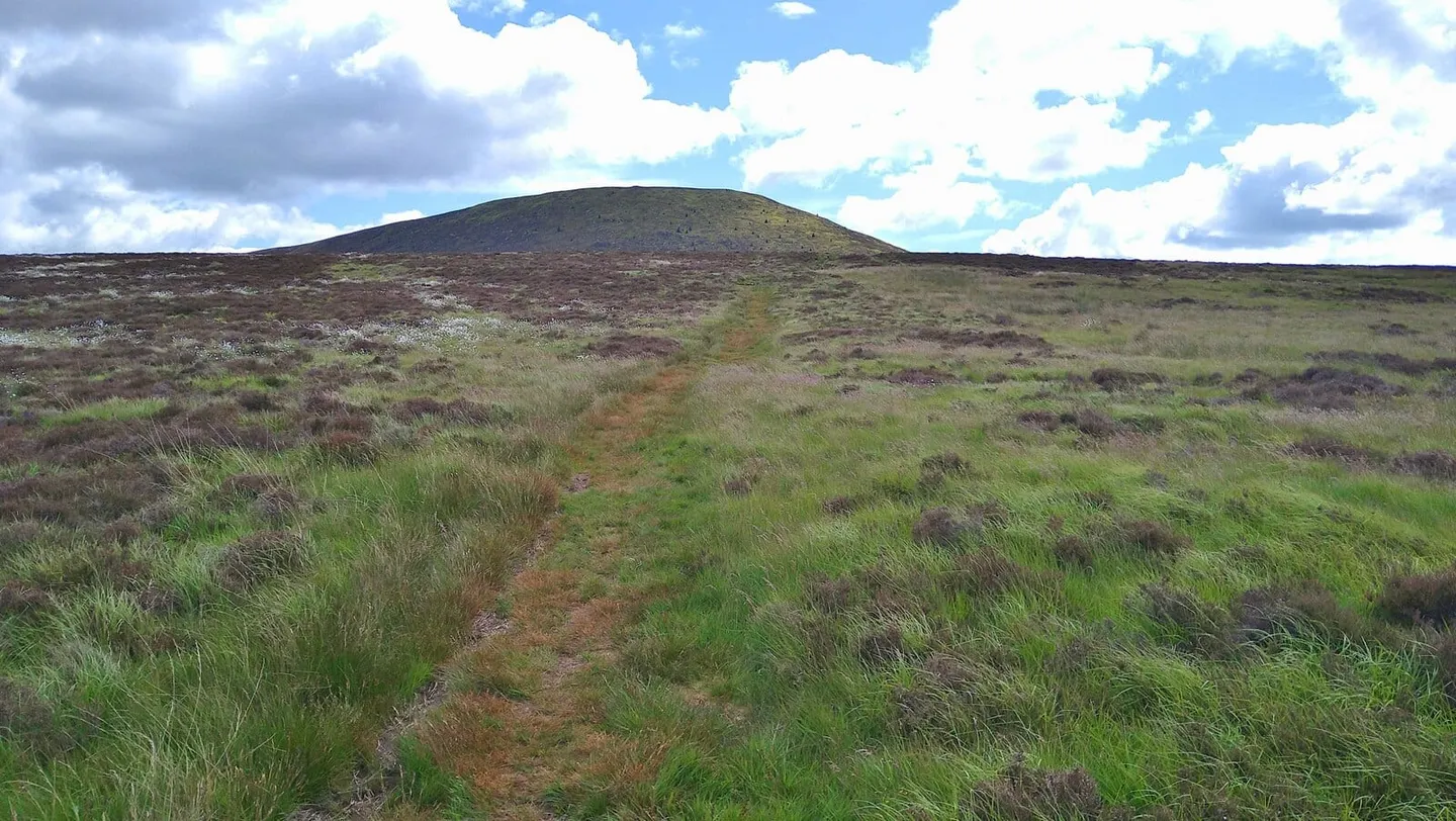Photo along the Cross Borders Drove Road, a long-distance trail running from Little Vantage to Hawick, Scotland.