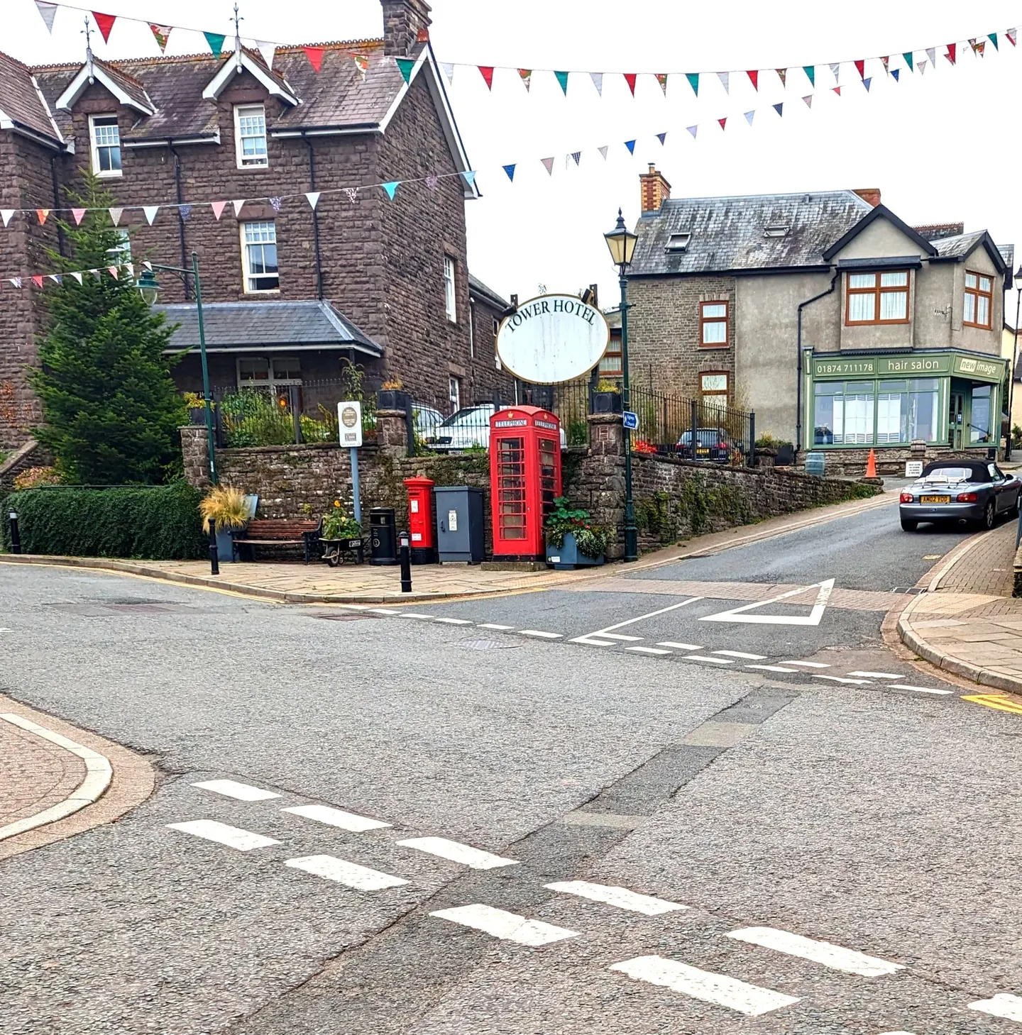 Photo of Talgarth, a village in Bannau Brycheiniog, the Powys, mid Wales.