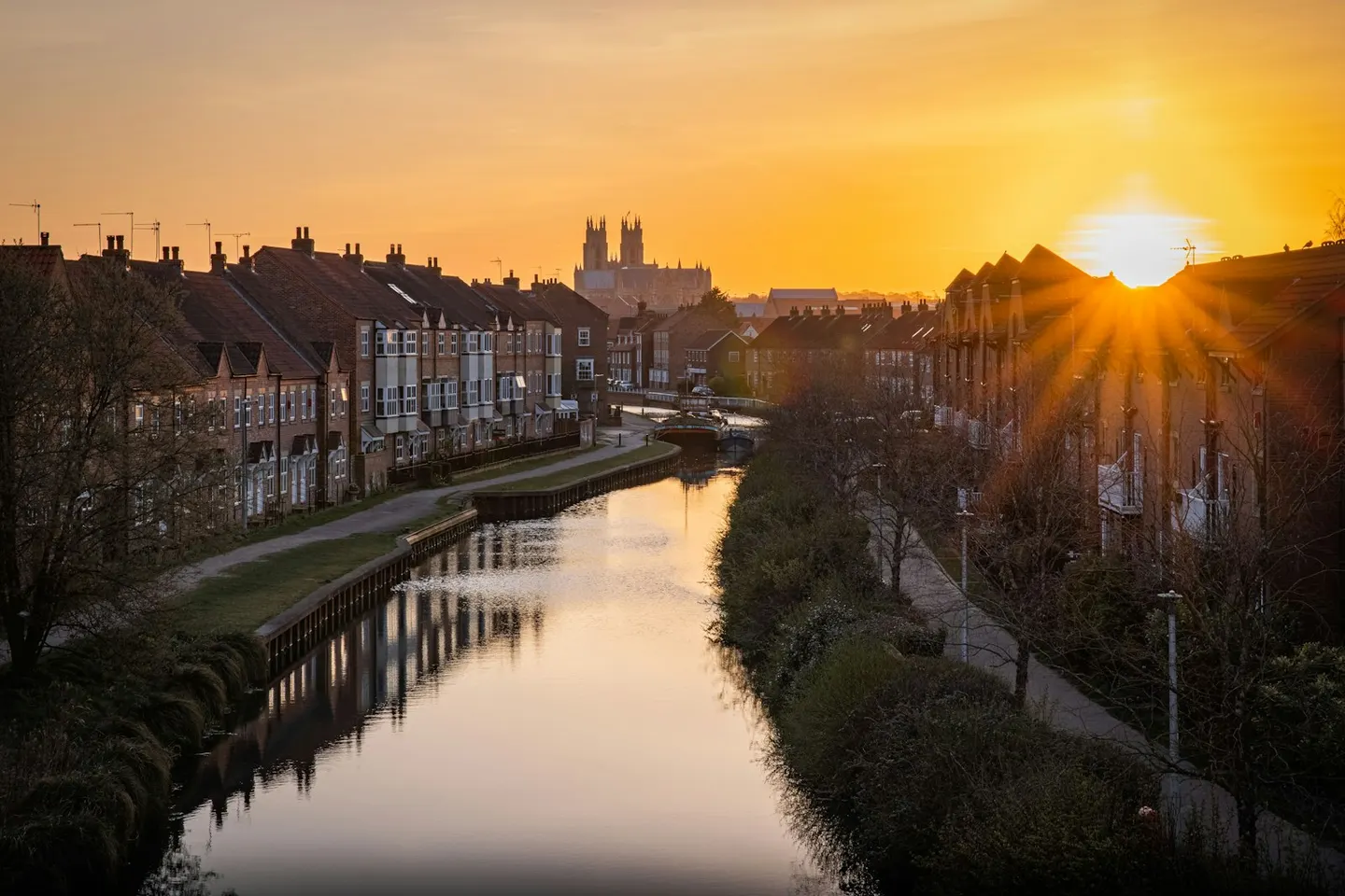 Photo of Beverley, a village in East Riding of Yorkshire, northern England.