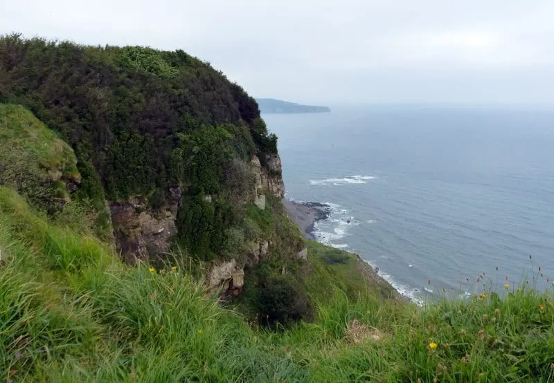 Photo: Ravenscar Cliffs, a viewpoint in the North York Moors, North Yorkshire, northern England.