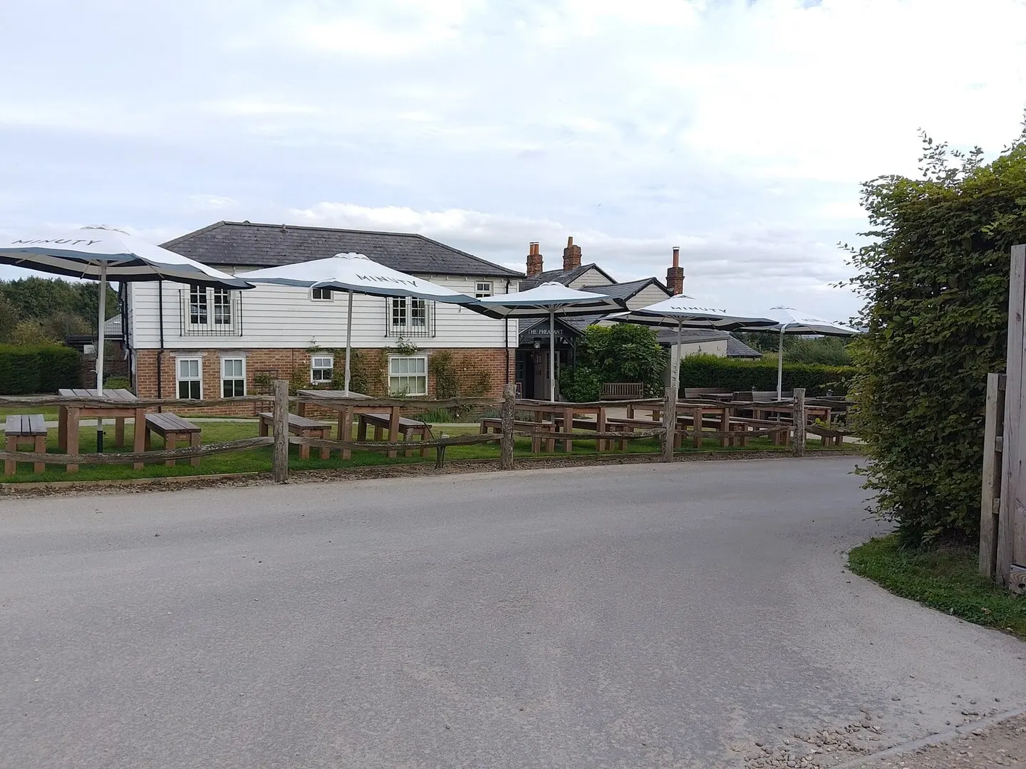Photo of The Pheasant, a gastropub near Shefford Woodlands in the North Wessex Downs, Berkshire, south east England.