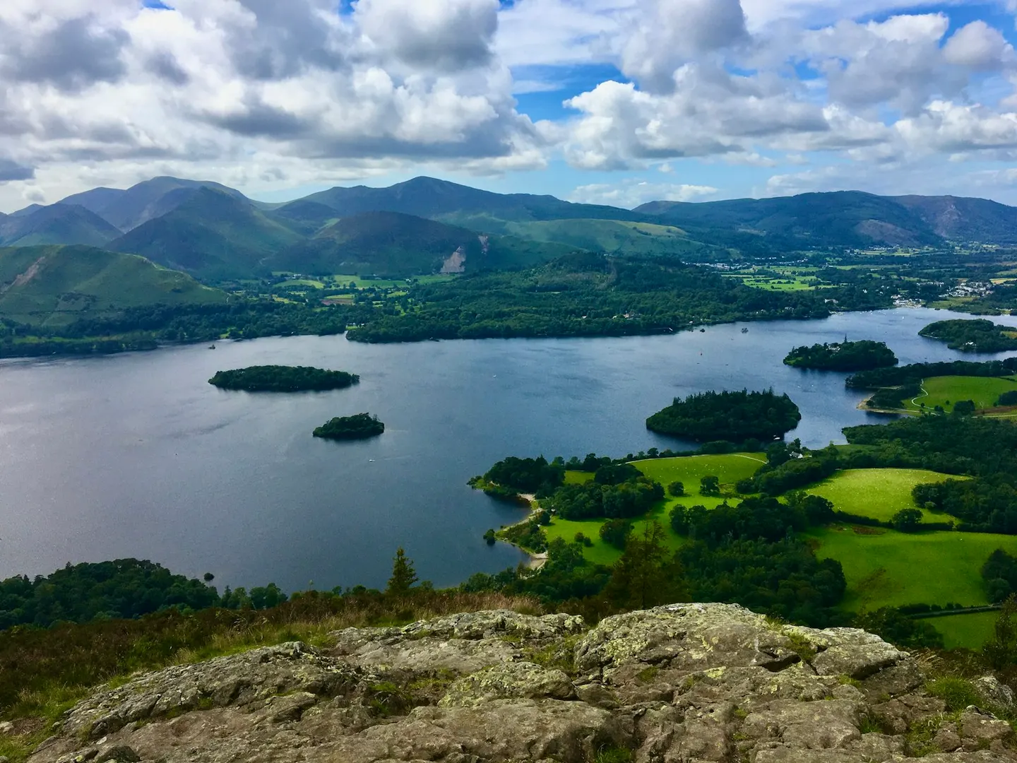 Photo: Walla Crag, a 379m Lake District fell near Keswick, Cumbria, north west England.