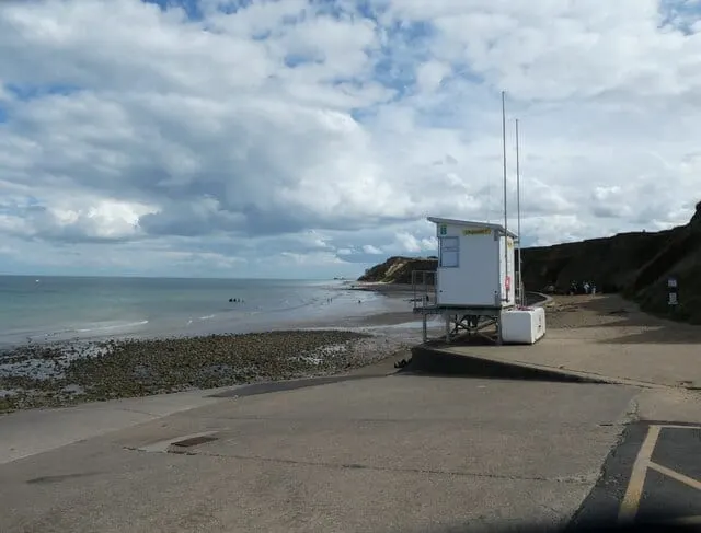 Photo of West Runton, a swimming spot near Sheringham, Norfolk, eastern England.