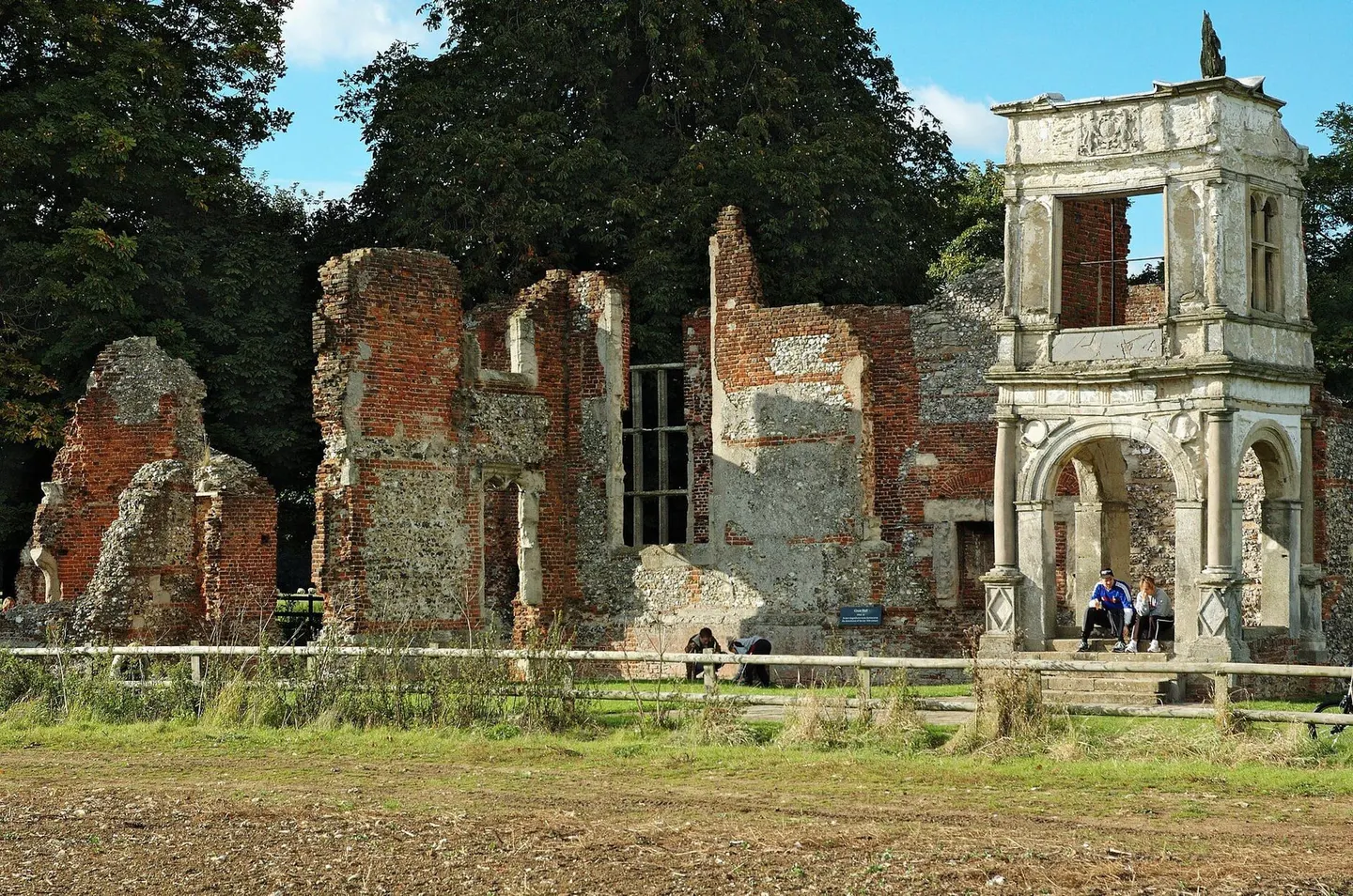 Photo of Old Gorhambury House, a house near St Albans, Hertfordshire, eastern England.