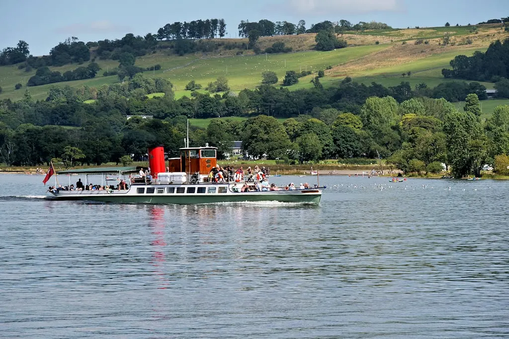 Photo of Ullswater 'Steamers', a visitor attraction near Glenridding in the Lake District, Cumbria, north west England.
