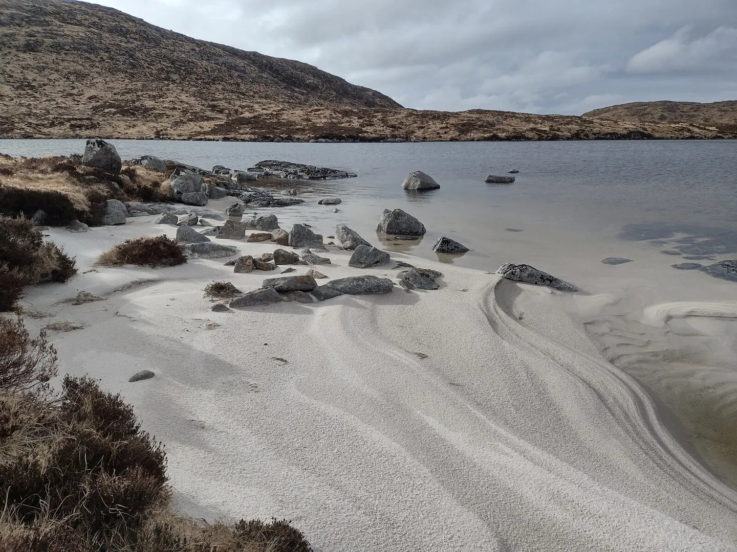 Photo of Loch Enoch, a loch in Dumfries and Galloway, southern Scotland.