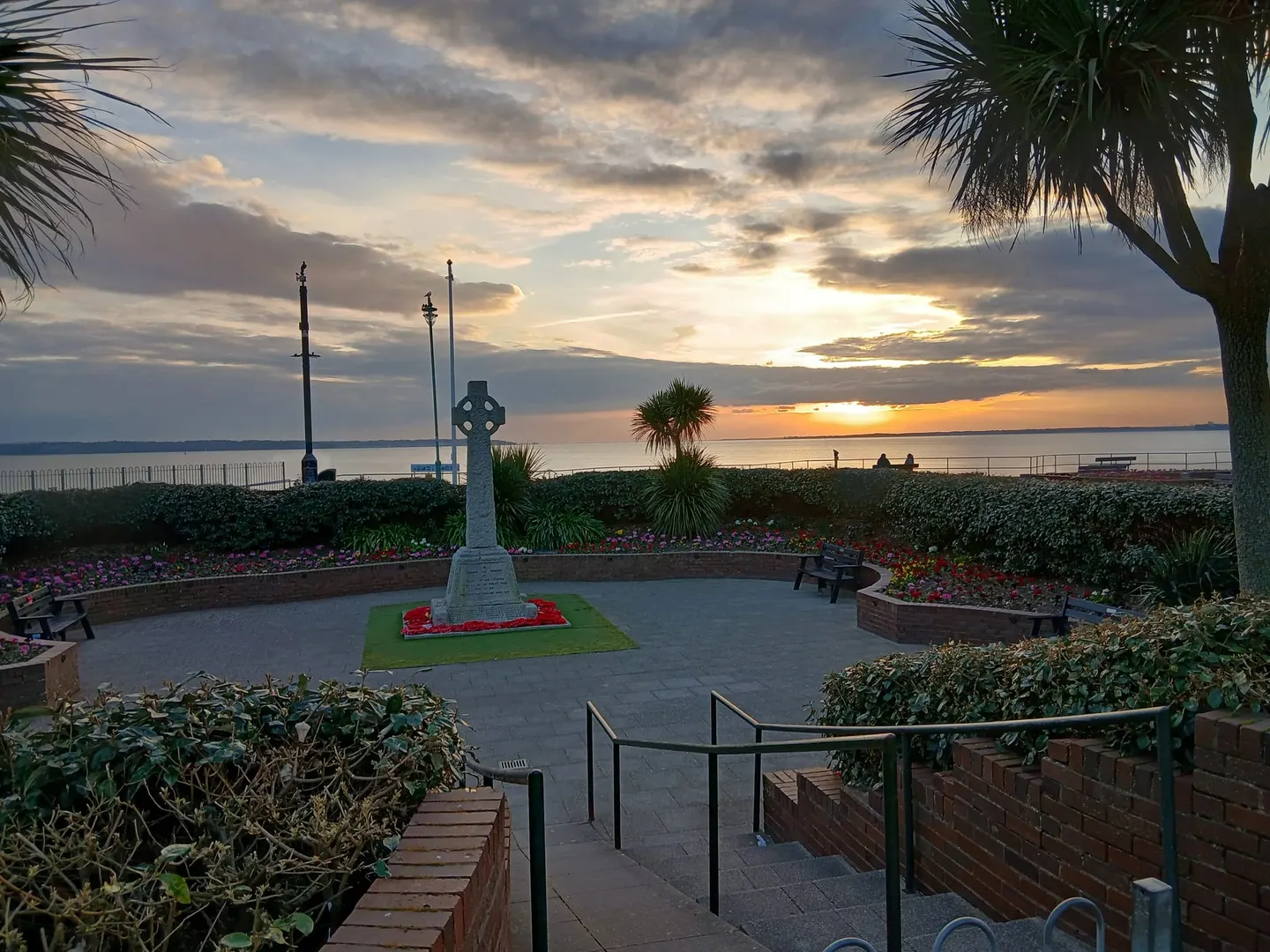 Photo of Lee-on-Solent, a swimming spot near Titchfield, Hampshire, south east England.