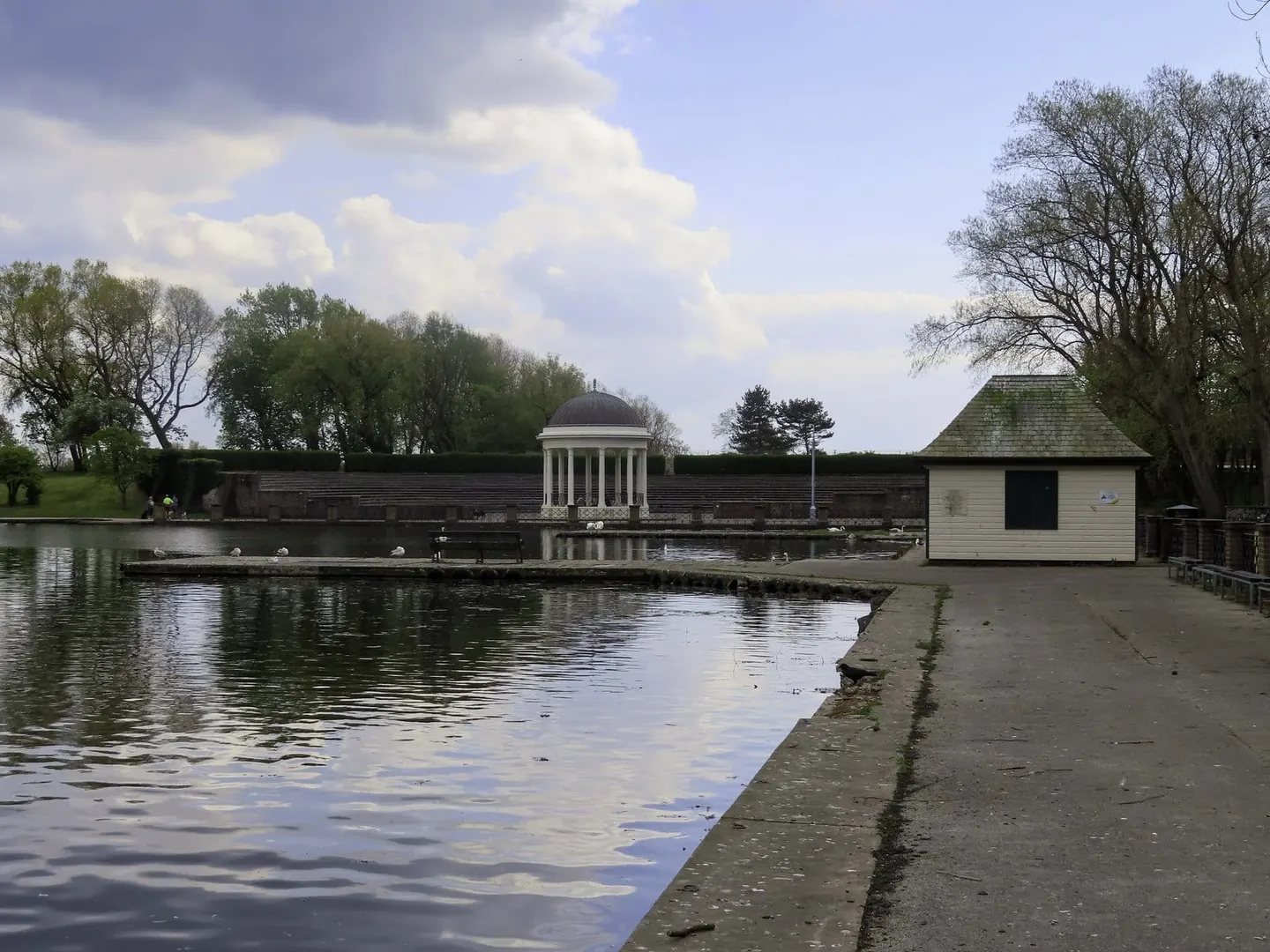 Photo of Stanley Park, Blackpool, a Grade II* registered house & garden in Lancashire, north west England.