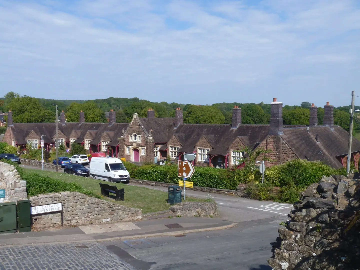Photo of Caerwent, a village in Monmouthshire, south east Wales.