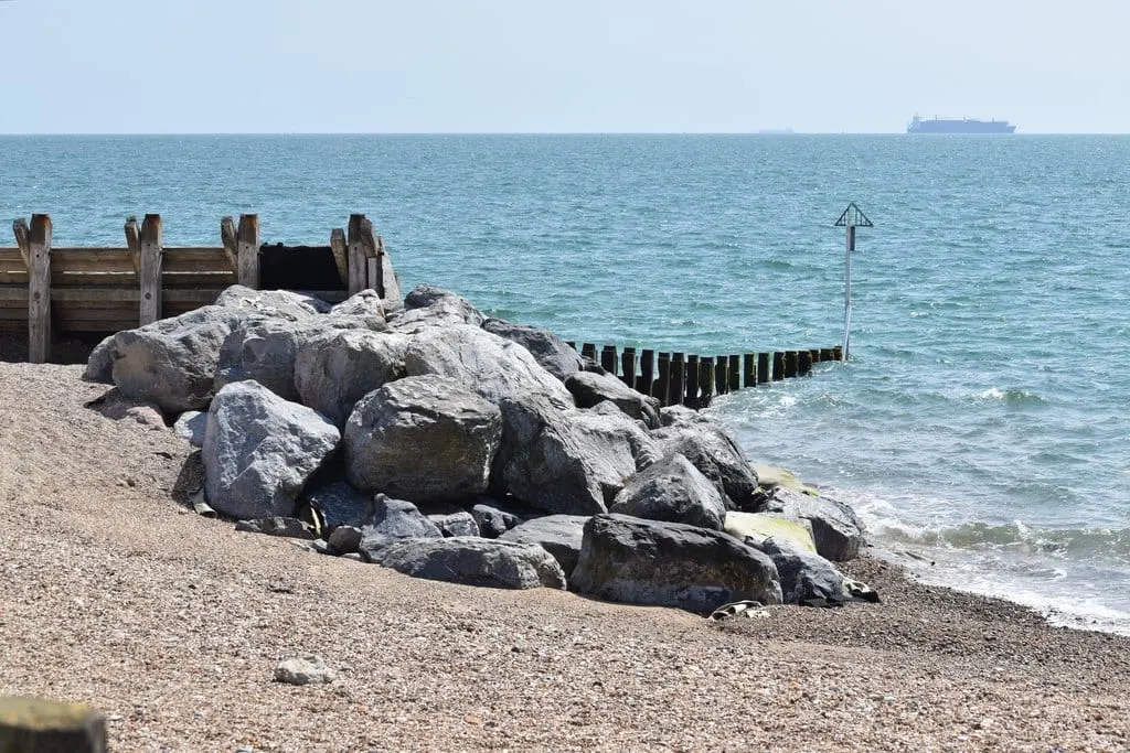 Photo of Hayling Beachlands West, a swimming spot near Portsmouth, Hampshire, south east England.