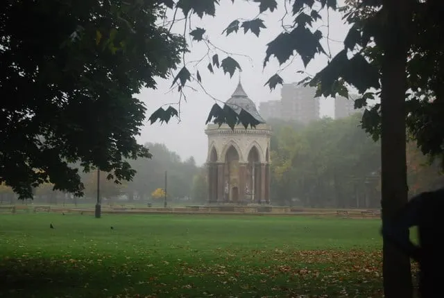 Photo of Victoria Park, a Grade II* registered house & garden in London, England.